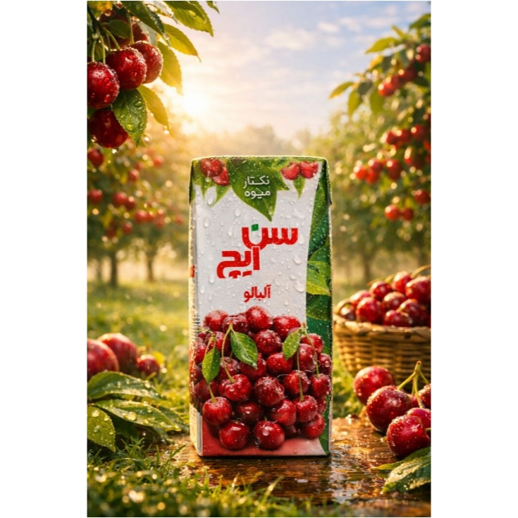 نوشیدنی آلبالو 200 سی سی سن ایچ